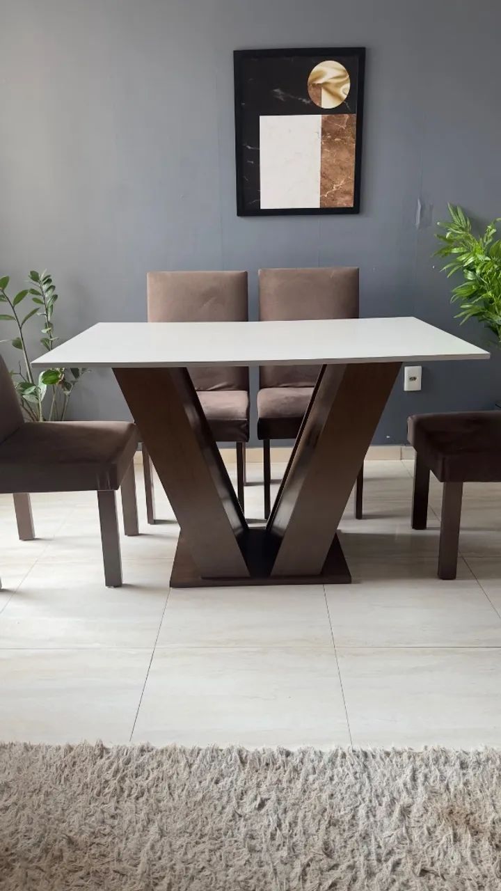 Mesa de jantar 4 cadeiras65576099395969120