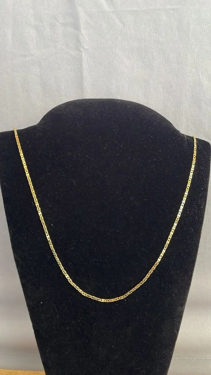 Corrente Piastrine Banhada a ouro 18k  - Foto 2