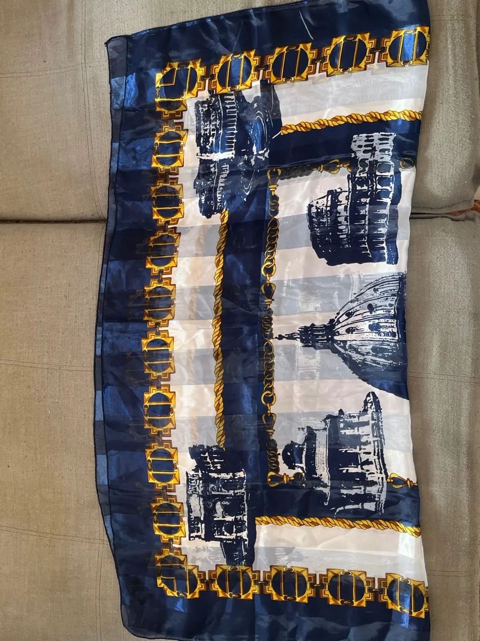 Lenço de seda Roma - Foto 3