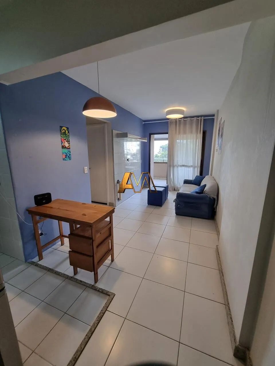 QUARTO E SALA COM VARANDA EM ALPHAVILLE - Foto 2