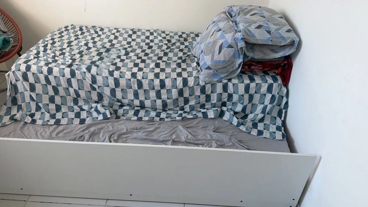 Bicama solteiro que transforma em cama casal