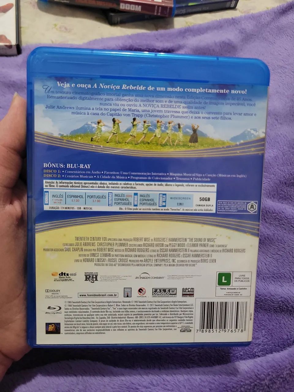 BLU-RAY A NOVIÇA REBELDE - Foto 2