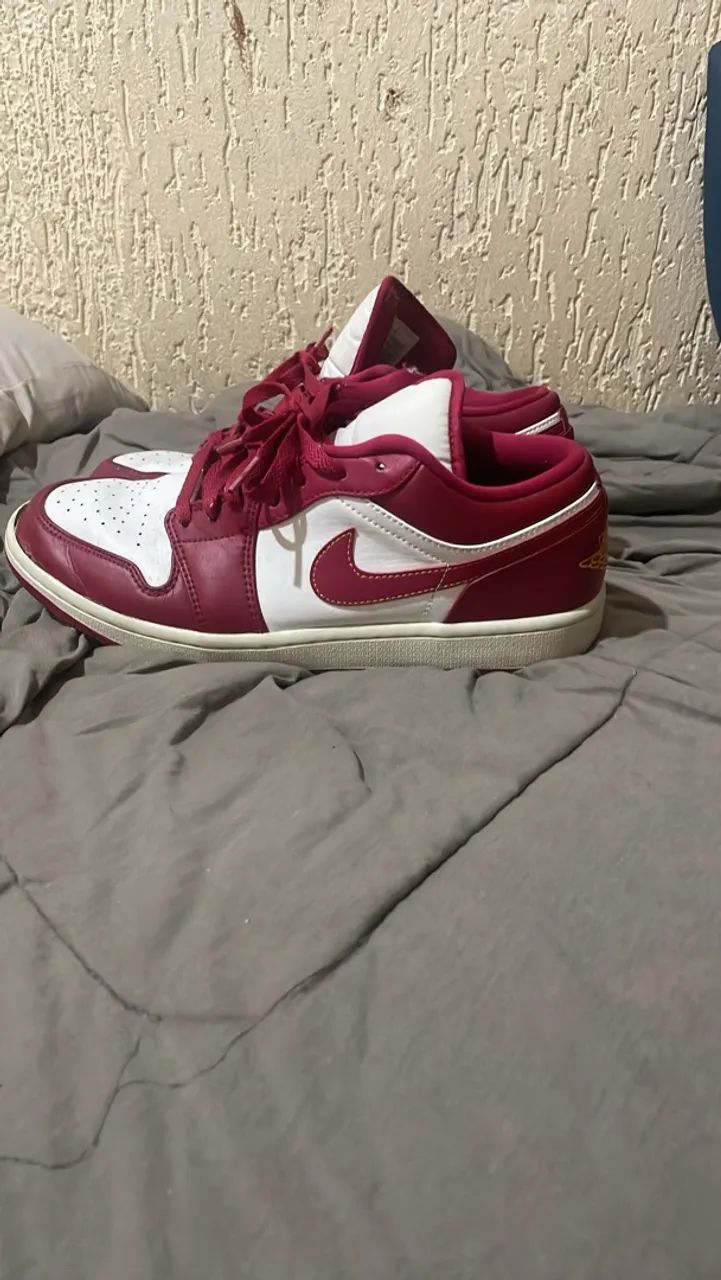 Jordan 1 low vermelho  - Foto 2
