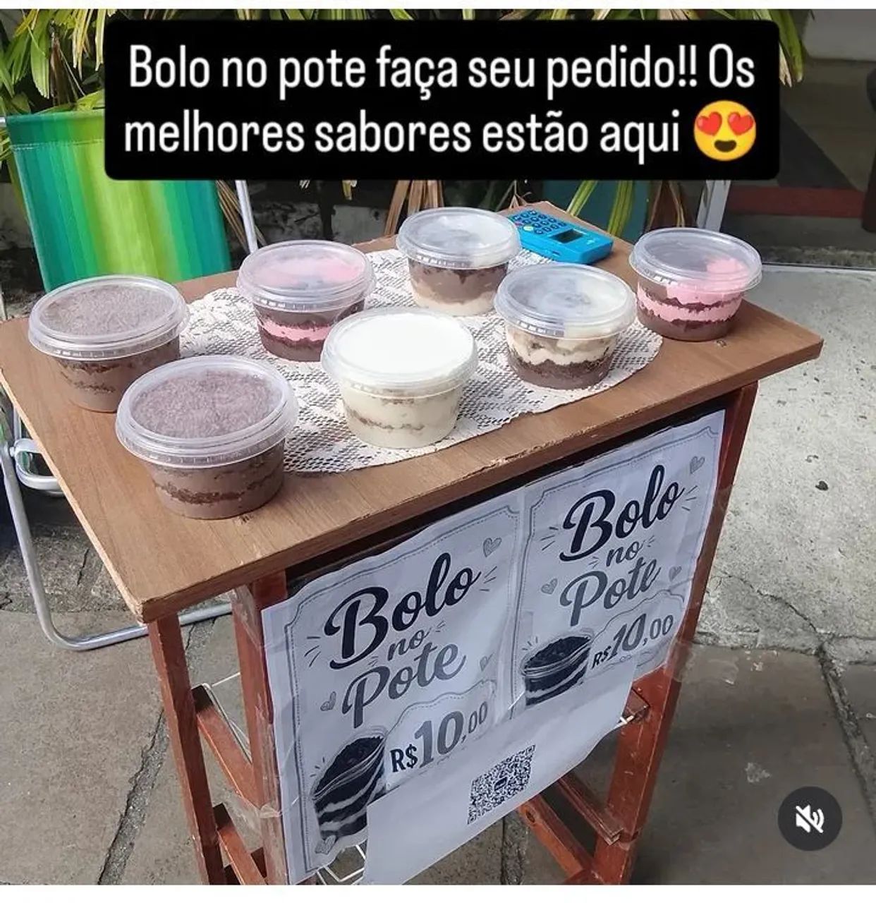 Bolos no pote