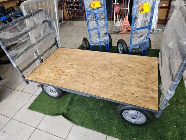 Carrinho Plataforma Com Grade 400Kg - Foto 2