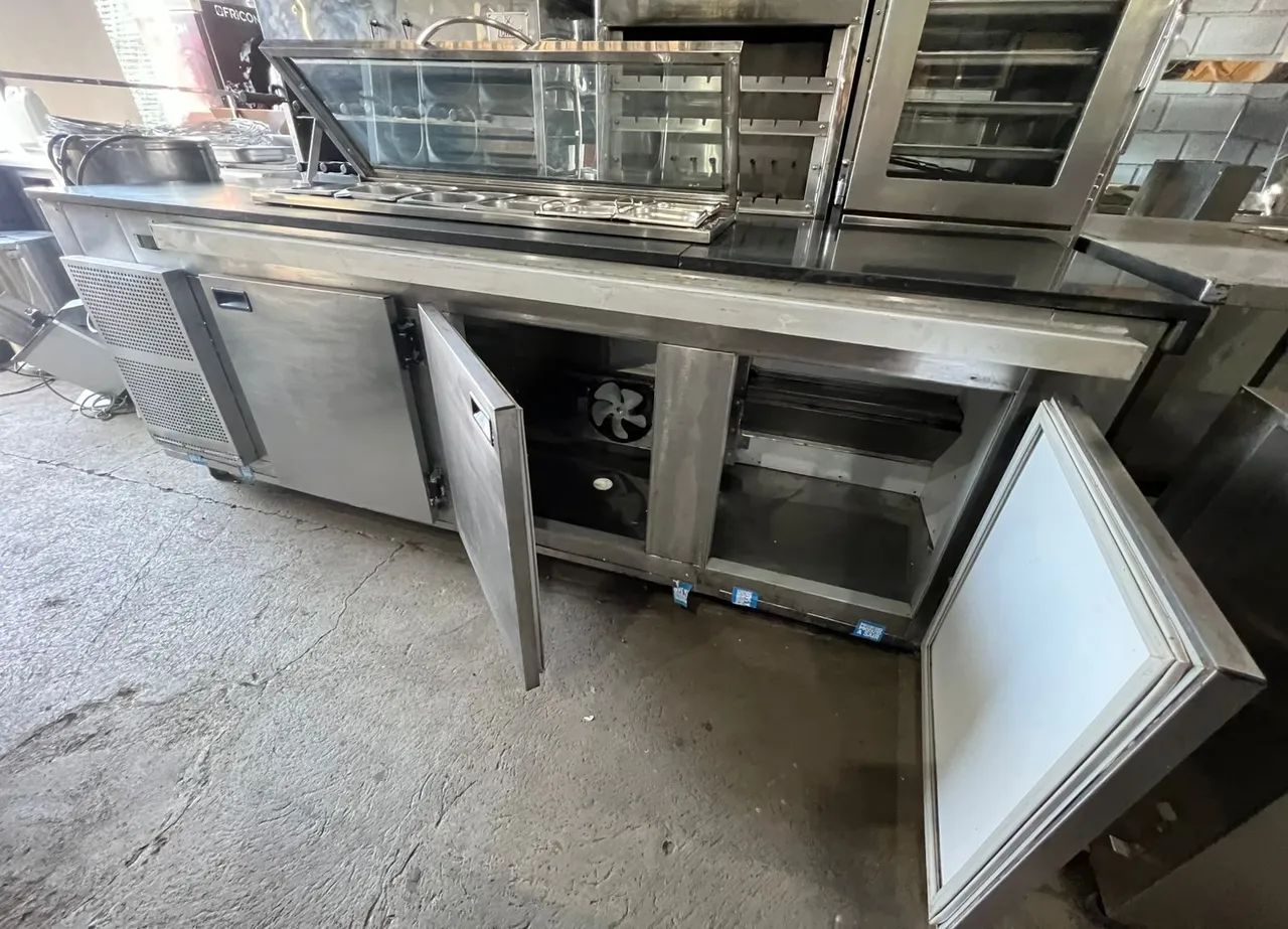 Balcão refrigerado Com Condimentadora Para Pizza  - Foto 4