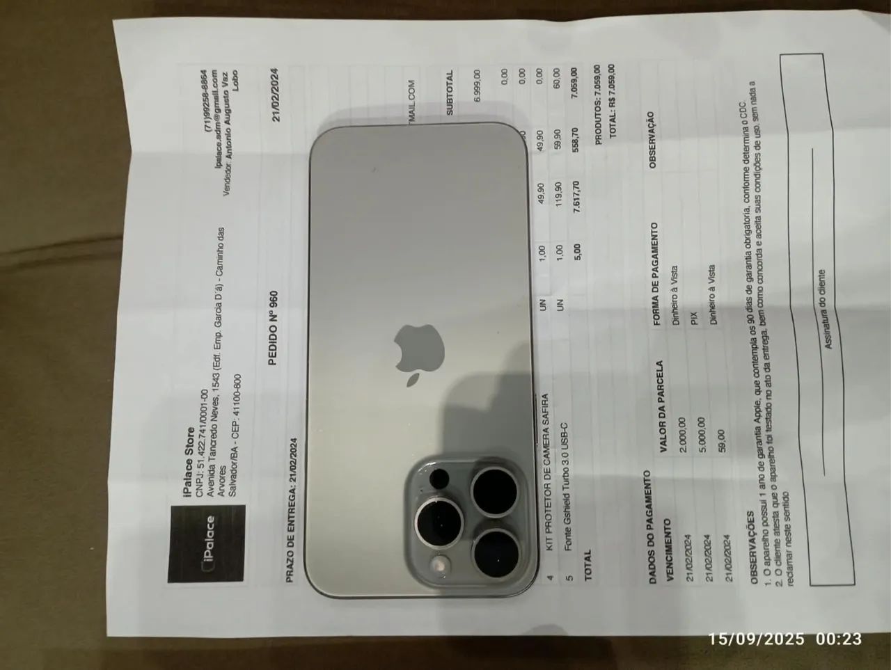 Iphone 15 Pro MAX 256GB - Foto 3