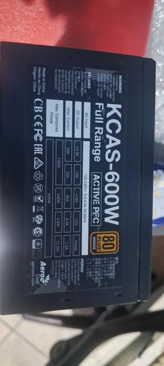 Fonte gamer 600W kCAS - Foto 2