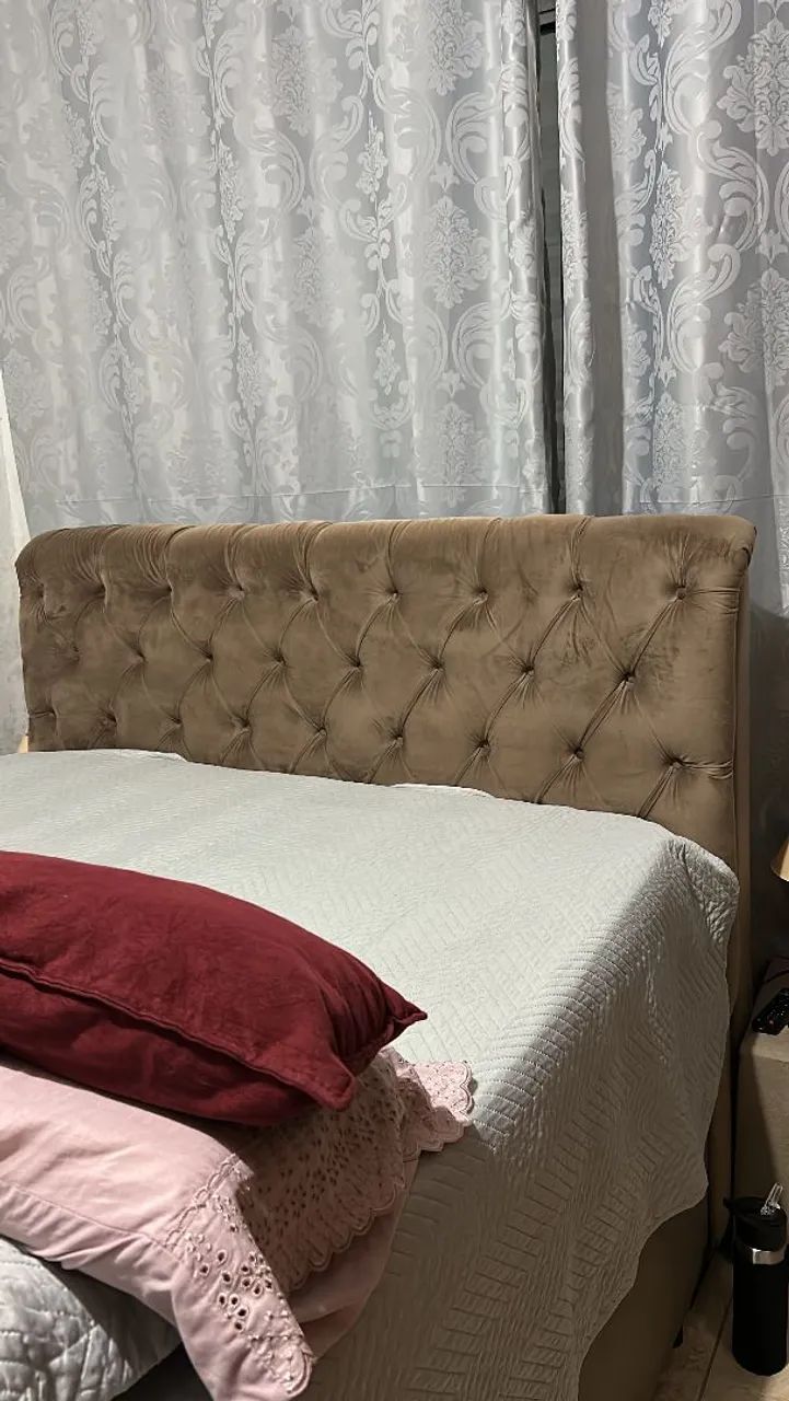 Cabeceira de veludo - Foto 3