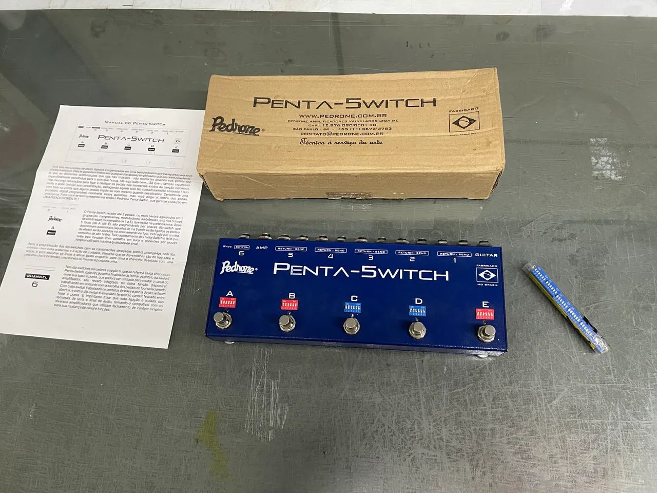 Pedais de guitarra (Valeton GP-5, M-vave Chocolate, Pentaswich e Truetone Virtualsound) - Foto 5