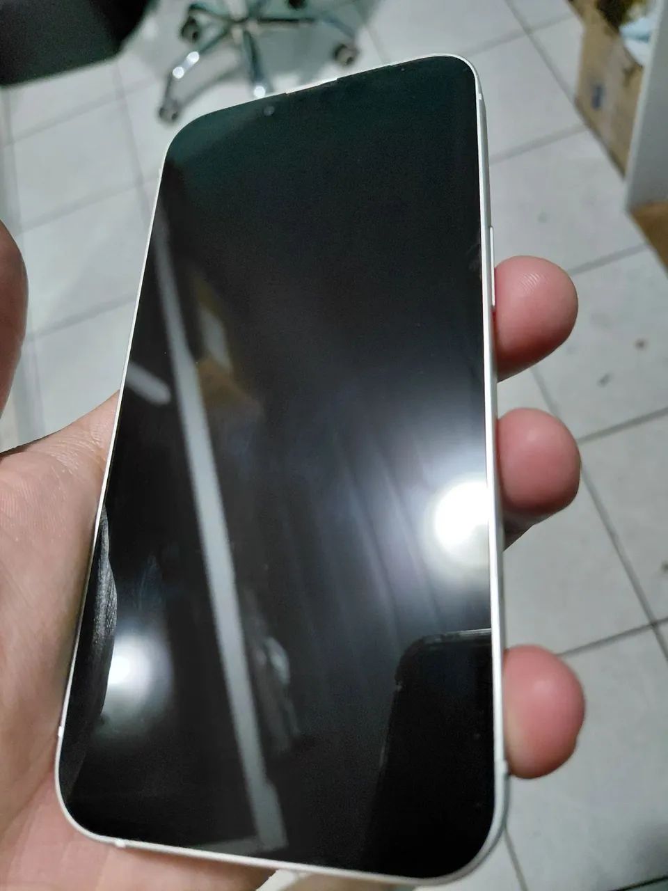 iphone 13 novíssimo branco  - Foto 4