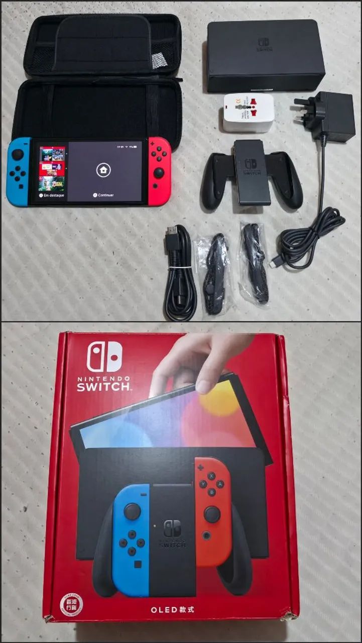 Nintendo Switch OLED 64GB - IMPECÁVEL - Foto 5