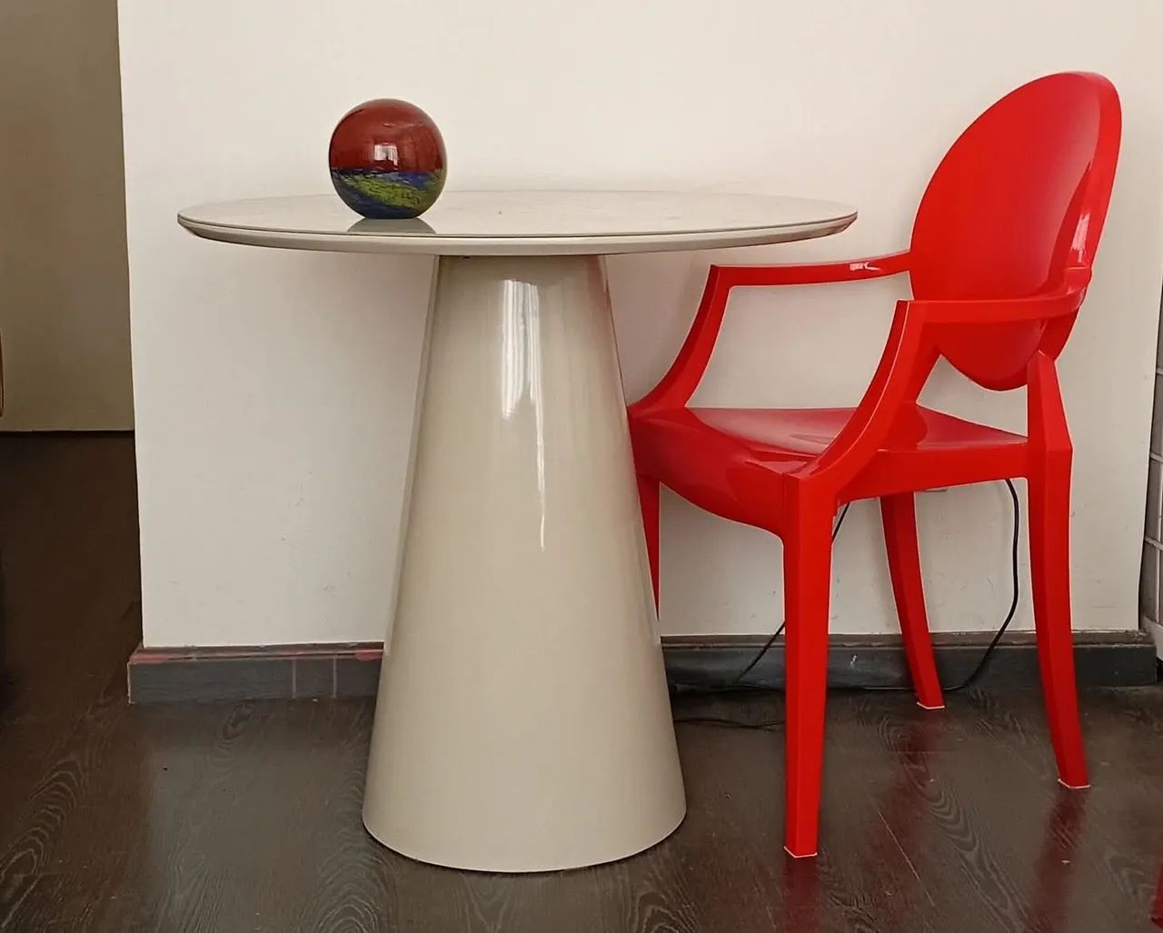 Mesa jantar Cone Laca Beige