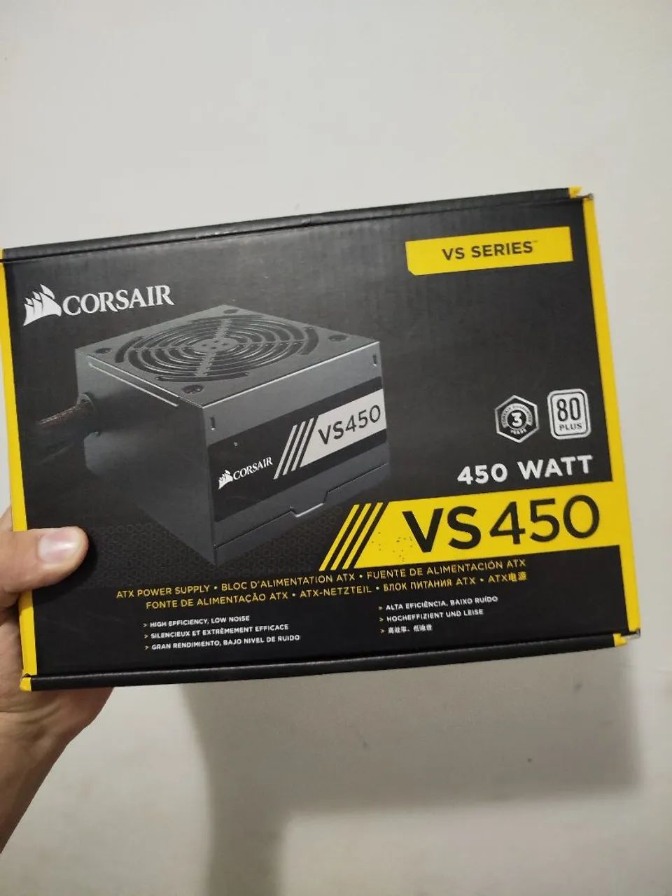 Fonte Corsair vs 450 (Nunca usada)