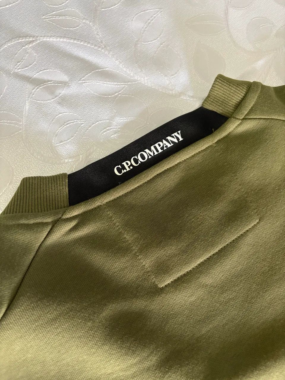 Moletom CP Company Crewneck Sweatshirt Verde - Foto 4