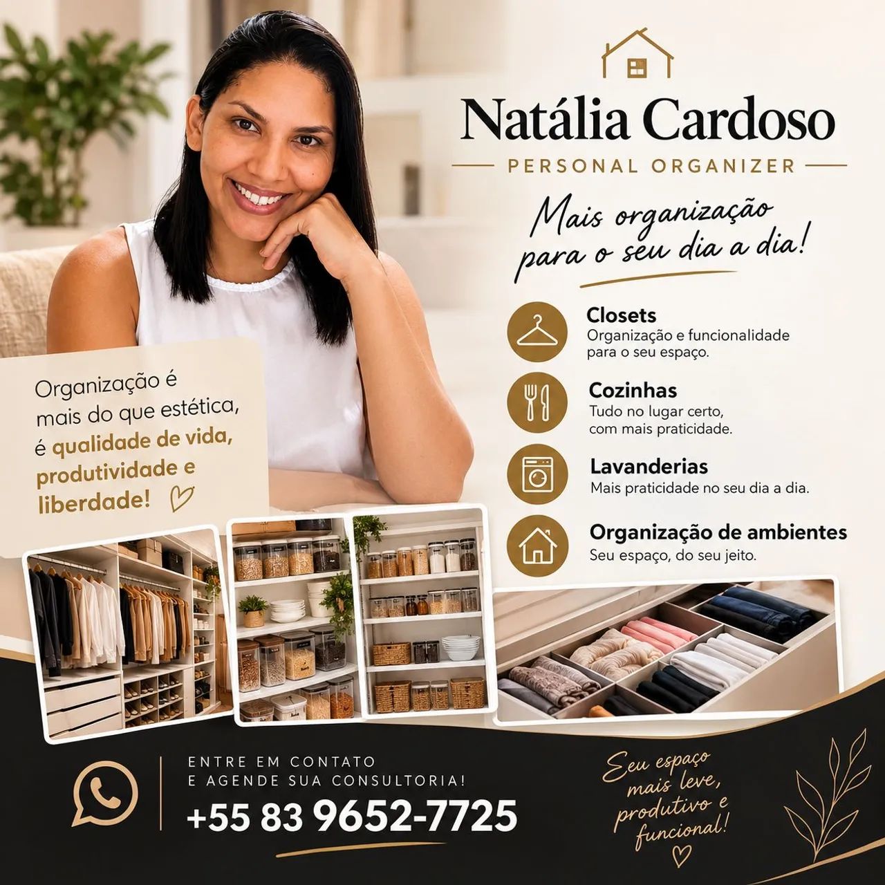 Organizando sua casa, Personal organizer 