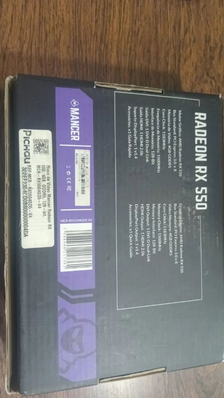 Placa de vídeo Mancer RX550 - Foto 5