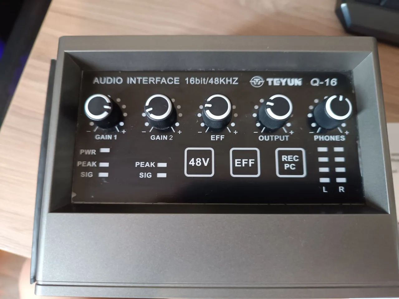 INTERFACE DE ÁUDIO TEYUN Q-16  - Foto 3