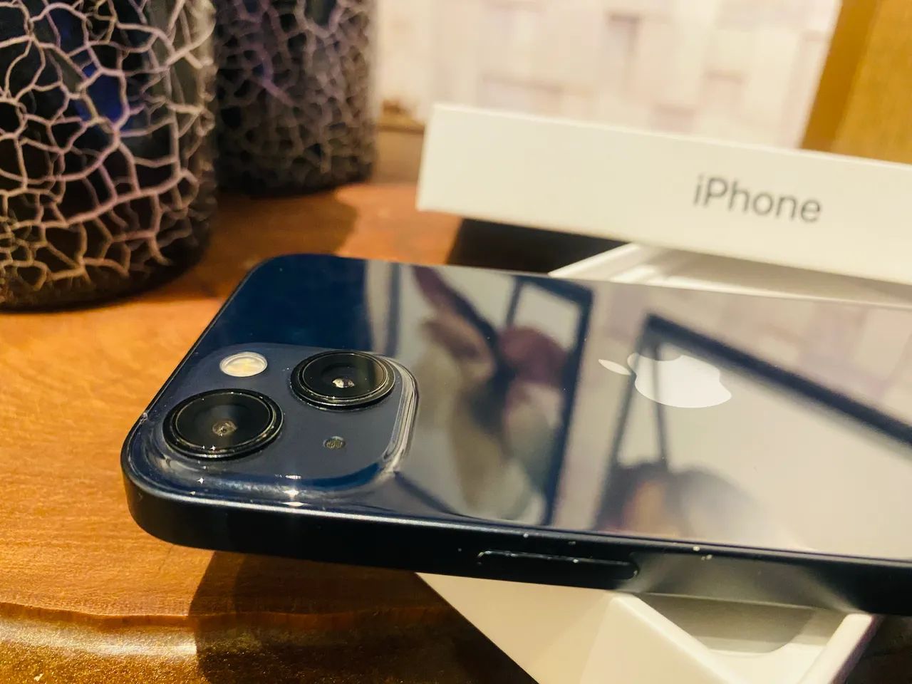 iPhone 13 Preto 128gb com caixa  - Foto 2