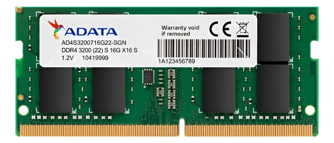 Memória Notebook 16gb Ddr4 3200mhz - Adata