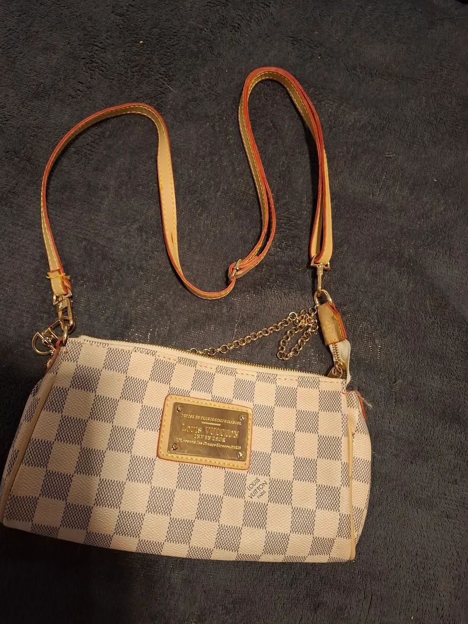 Bolsa de ombro louis vuitton  eva damier azur