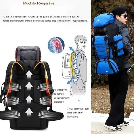 Mochila 90L para Trekking - Foto 3
