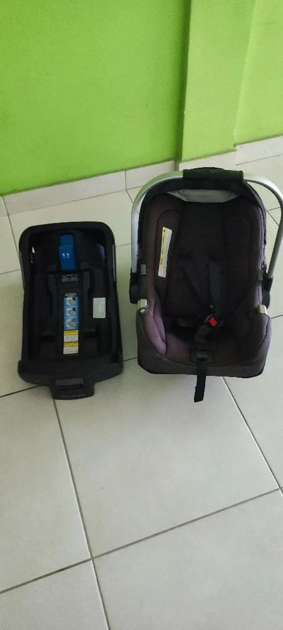 Vendo Bebê Conforto Nuna com Base e Isofix. - Foto 4