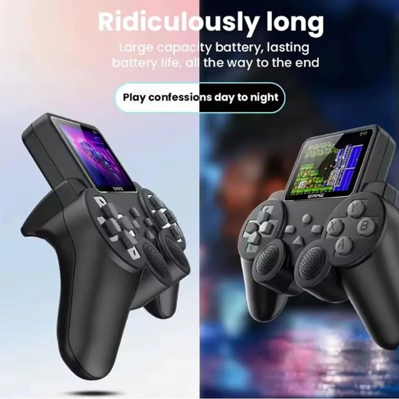 CONTROLE GAMER COM TELA 520 JOGOS - Foto 4