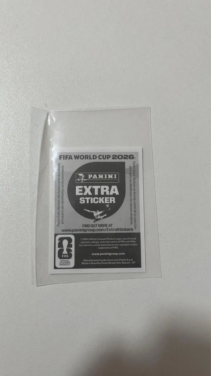 Figurinha extra legend Christian Pulisic ouro dourada 2026 - Foto 3