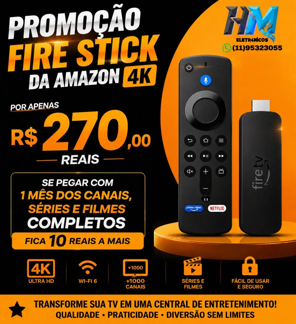 FIRE STICK AMAZON 4K
