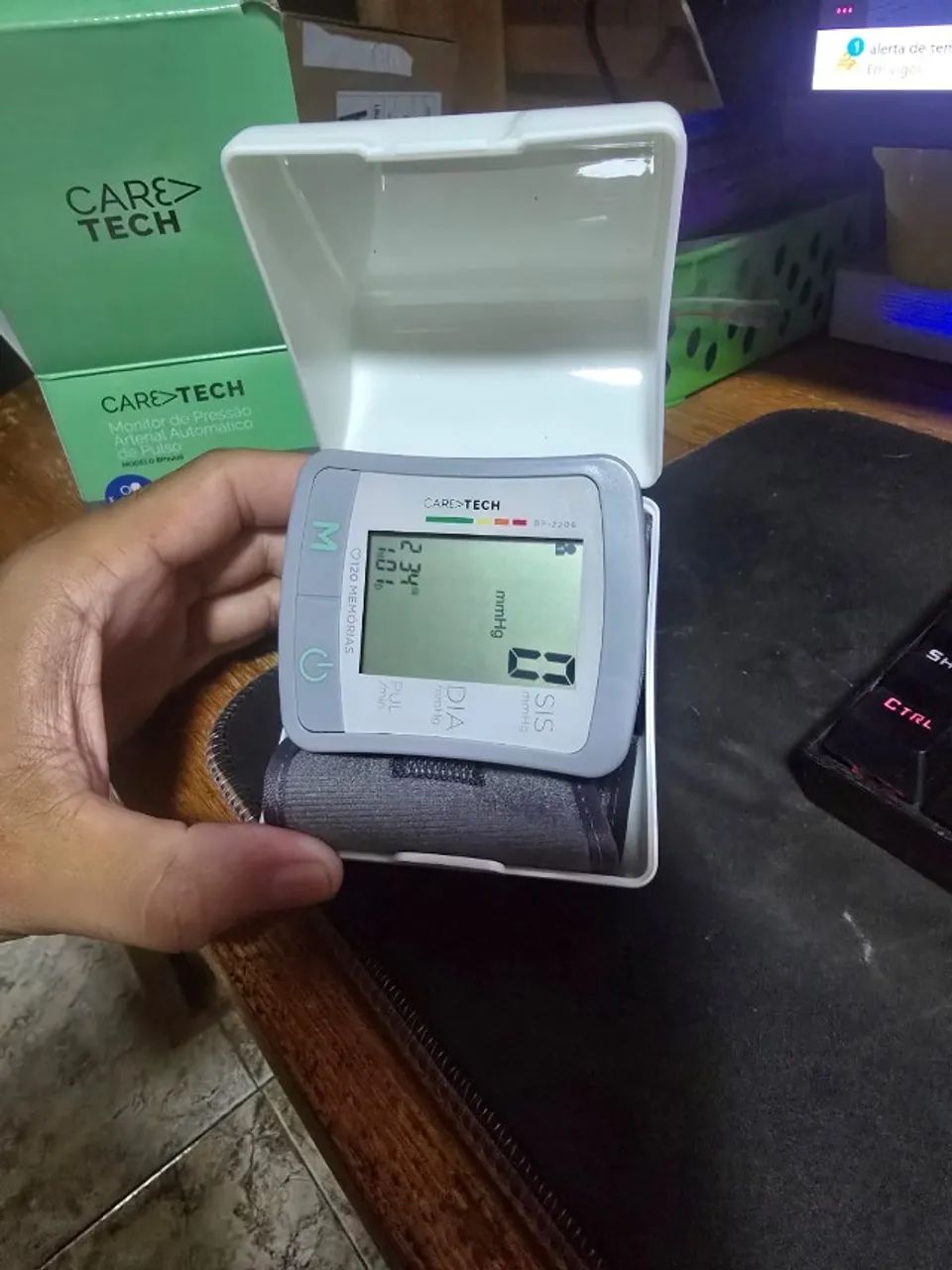 Medidor Pressão Arterial CareTech BP226