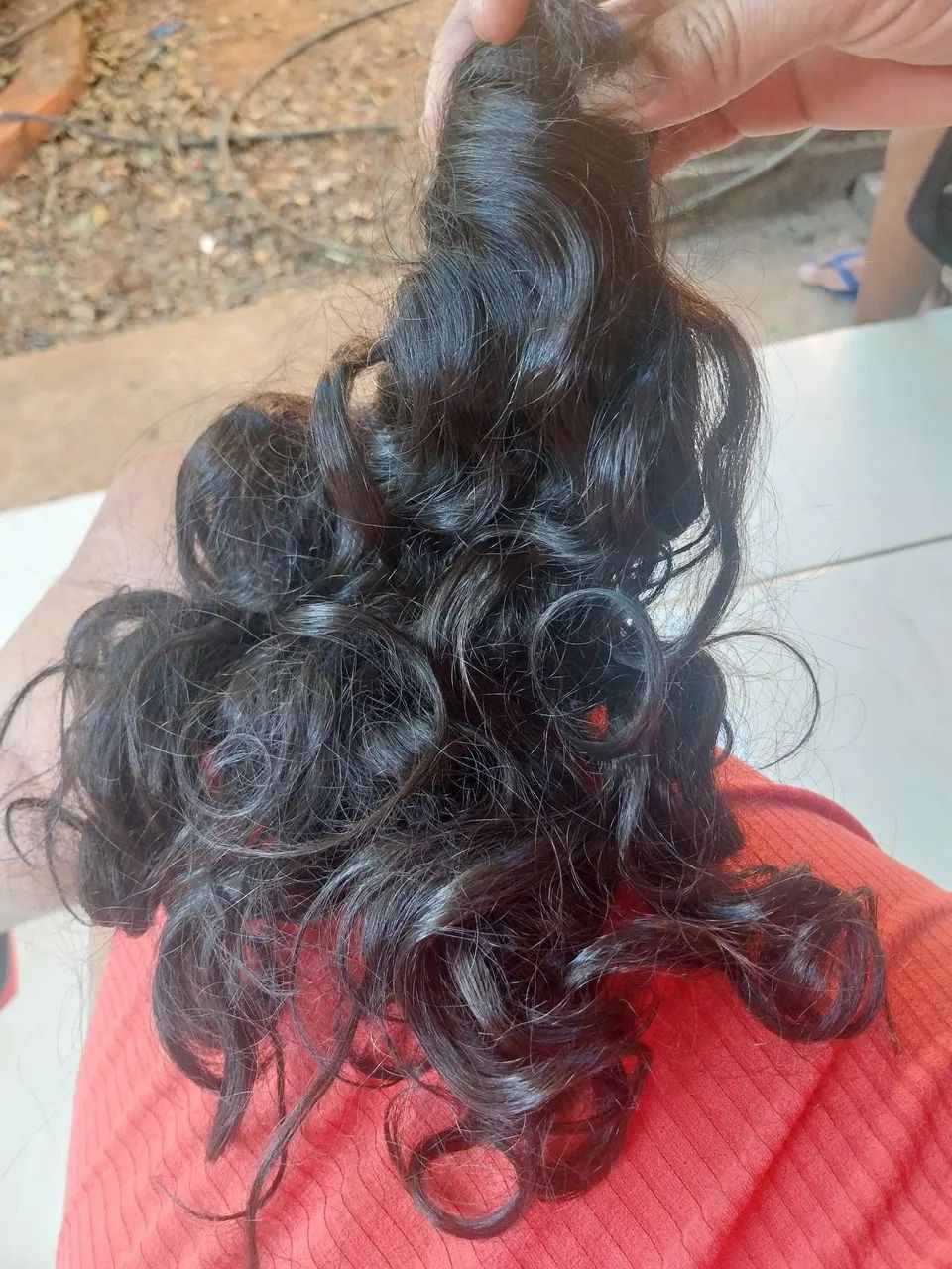 Venda de cabelo humano natural