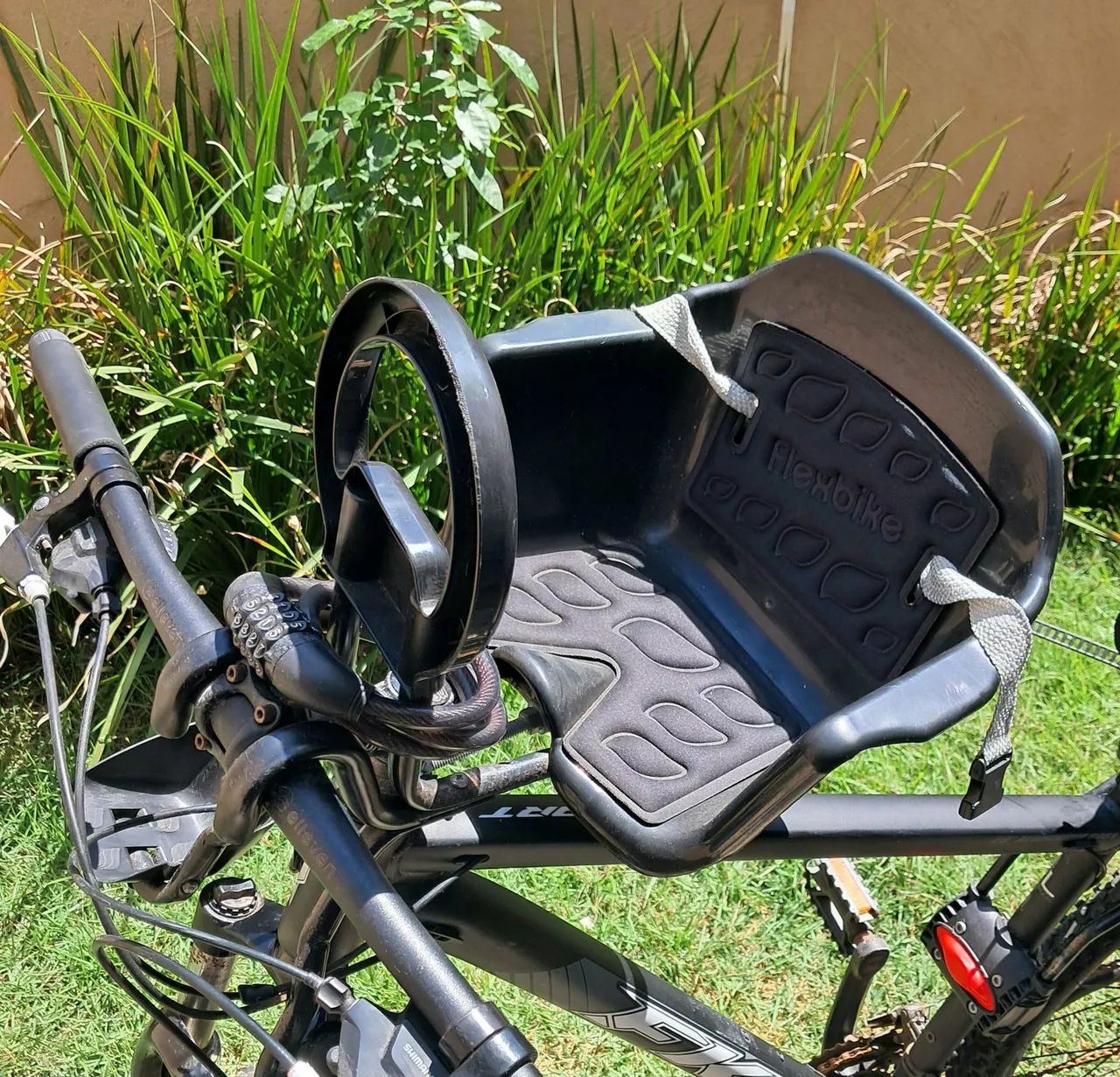 Bicicleta GTS aro 29 com 2 cadeirinhas infantis - Foto 3