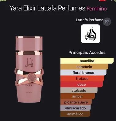 Perfume Feminino árabe yara elixir Lattafa original  - Foto 3