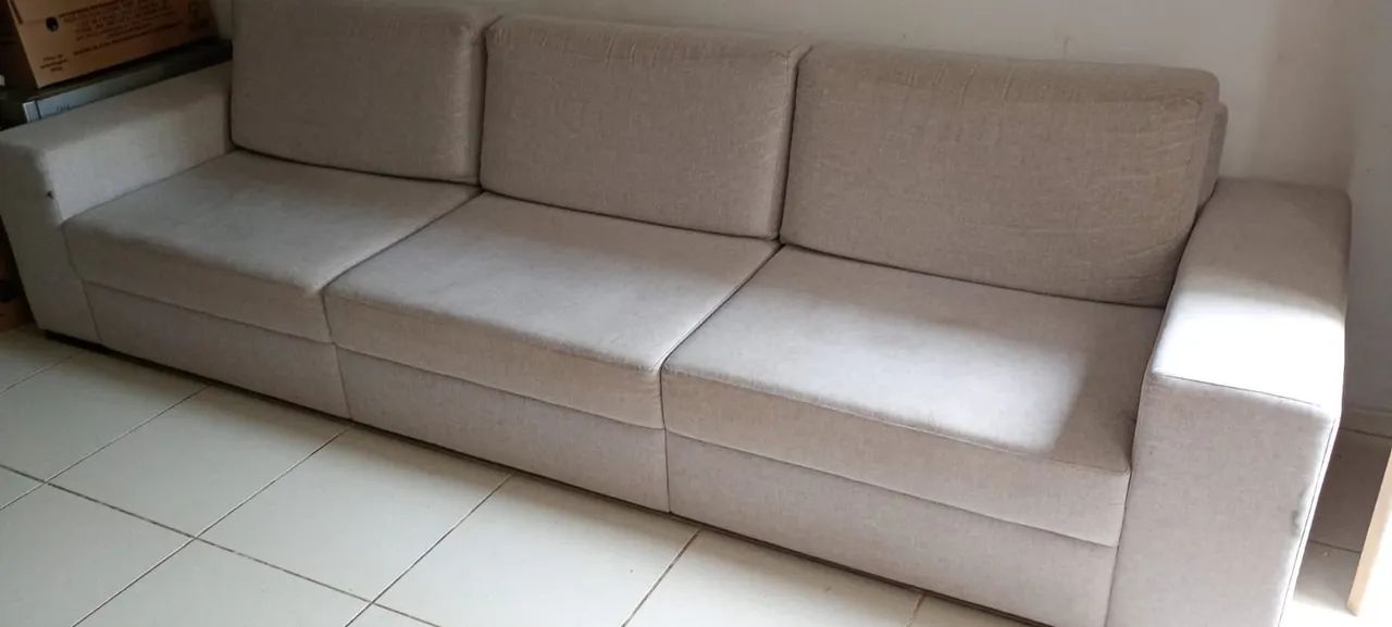 Sofá fixo de 3 metros 