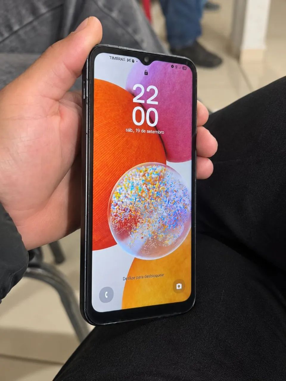  Samsung Galaxy A14 128 GB Preto - Funcionando Perfeitamente