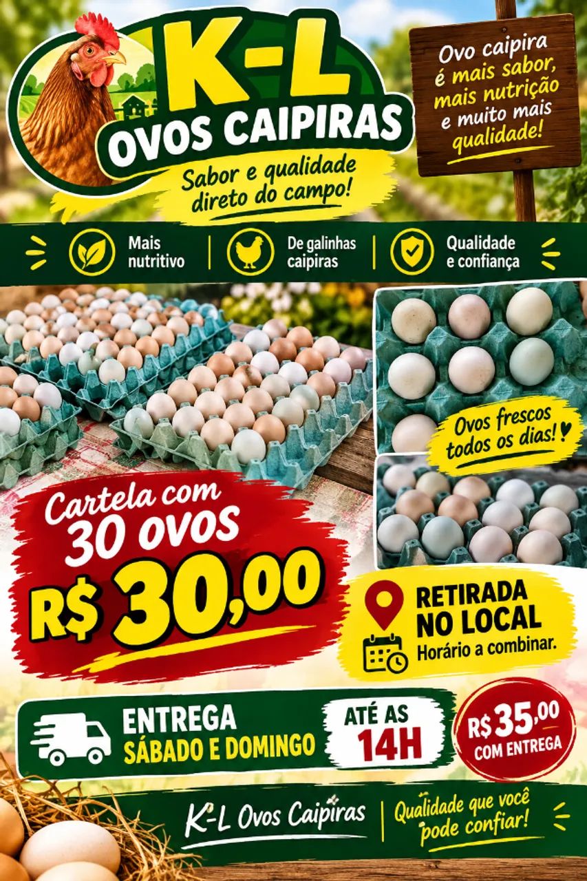 K-L Ovos Caipiras  - Foto 5