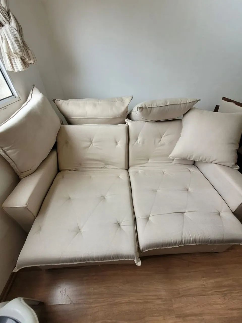 Sofá Retrátil e Reclinável 1,90m | Higienizado Recentemente - Foto 4