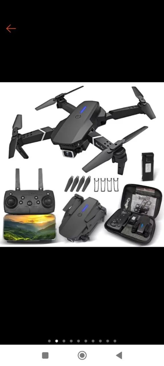 Drone E88 com câmera 
