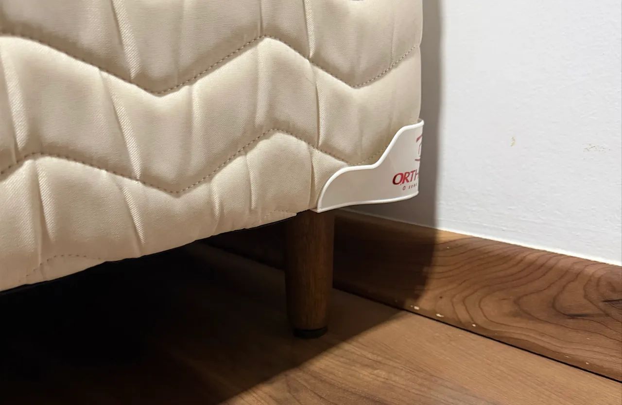 Base Cama Box Ortochrin Solteiro com Pés com Rodinha - Foto 5