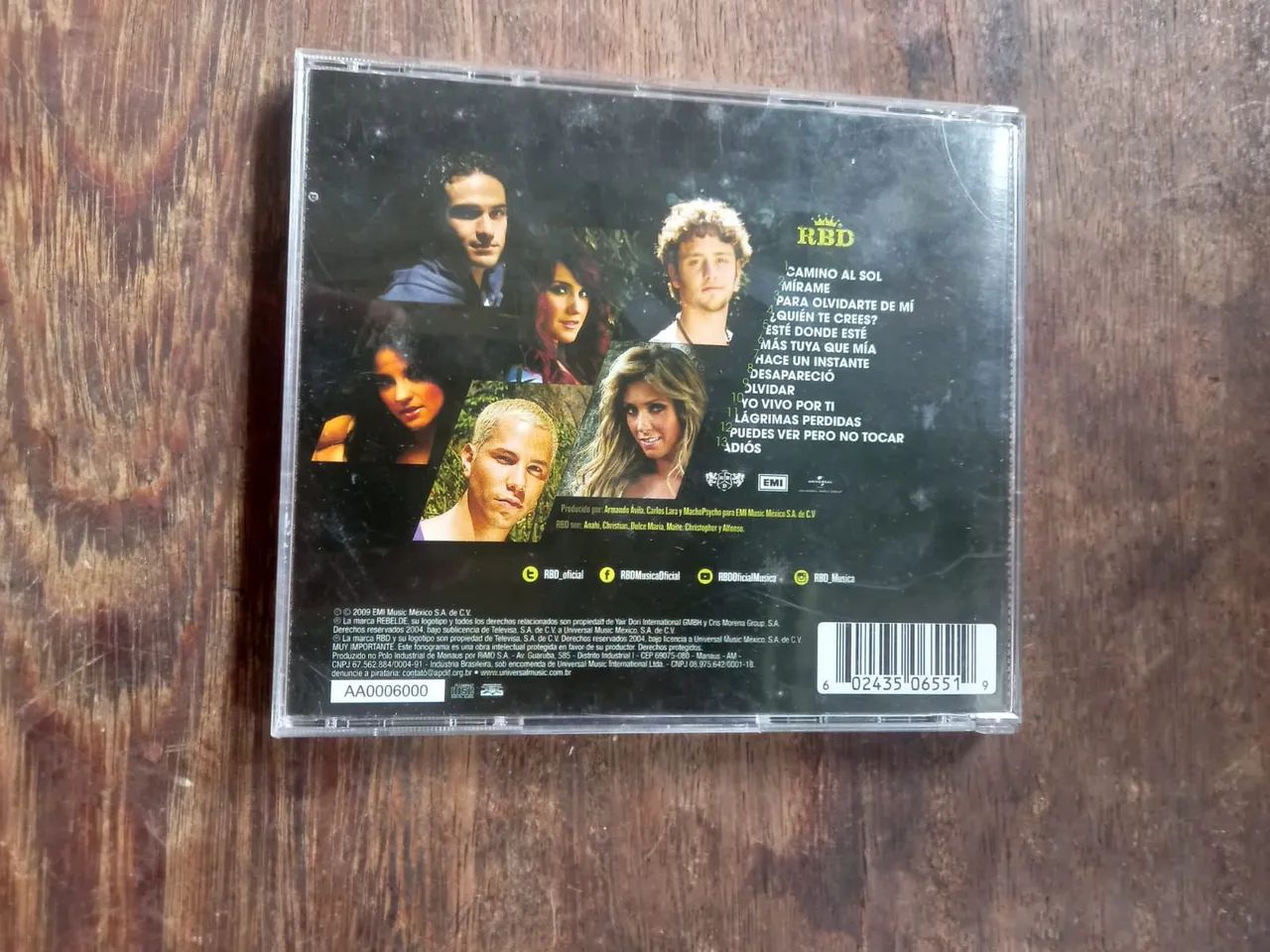 CD RBD Para Olvidarte de mí - Foto 2