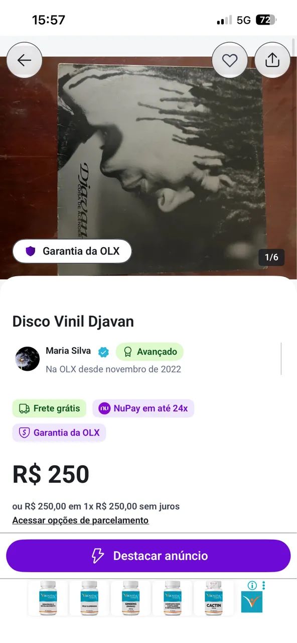 2 Disco Vinil Djavan - Foto 4