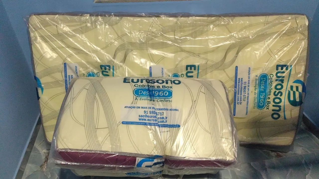 2 Colchões de Solteiro Eurosono  - Foto 2