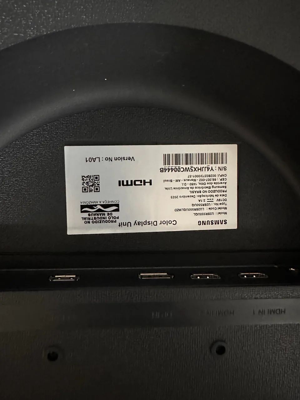 Monitor Samsung 28" 4K UHD (UR55) IPS - Perfeito para Trabalho e Jogos - Foto 2