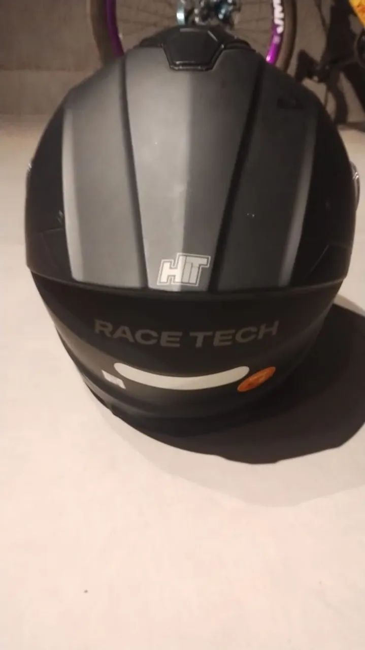Capacete Raceteck semi novo  - Foto 3