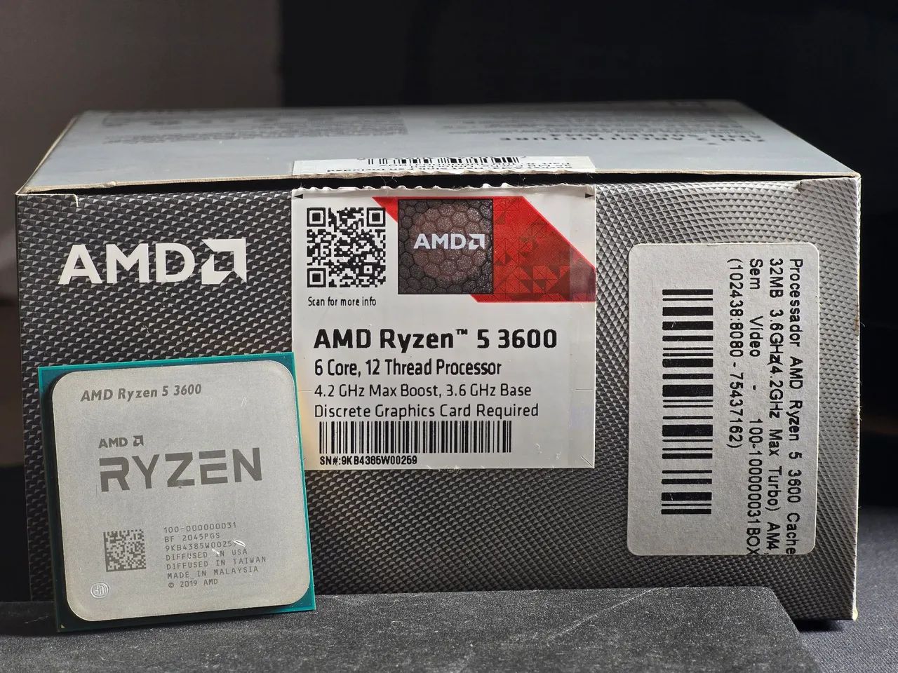 Processador AMD Ryzen 5 3600