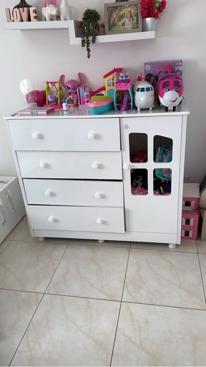 Guarda-roupa infantil e cômoda infantil  - Foto 3