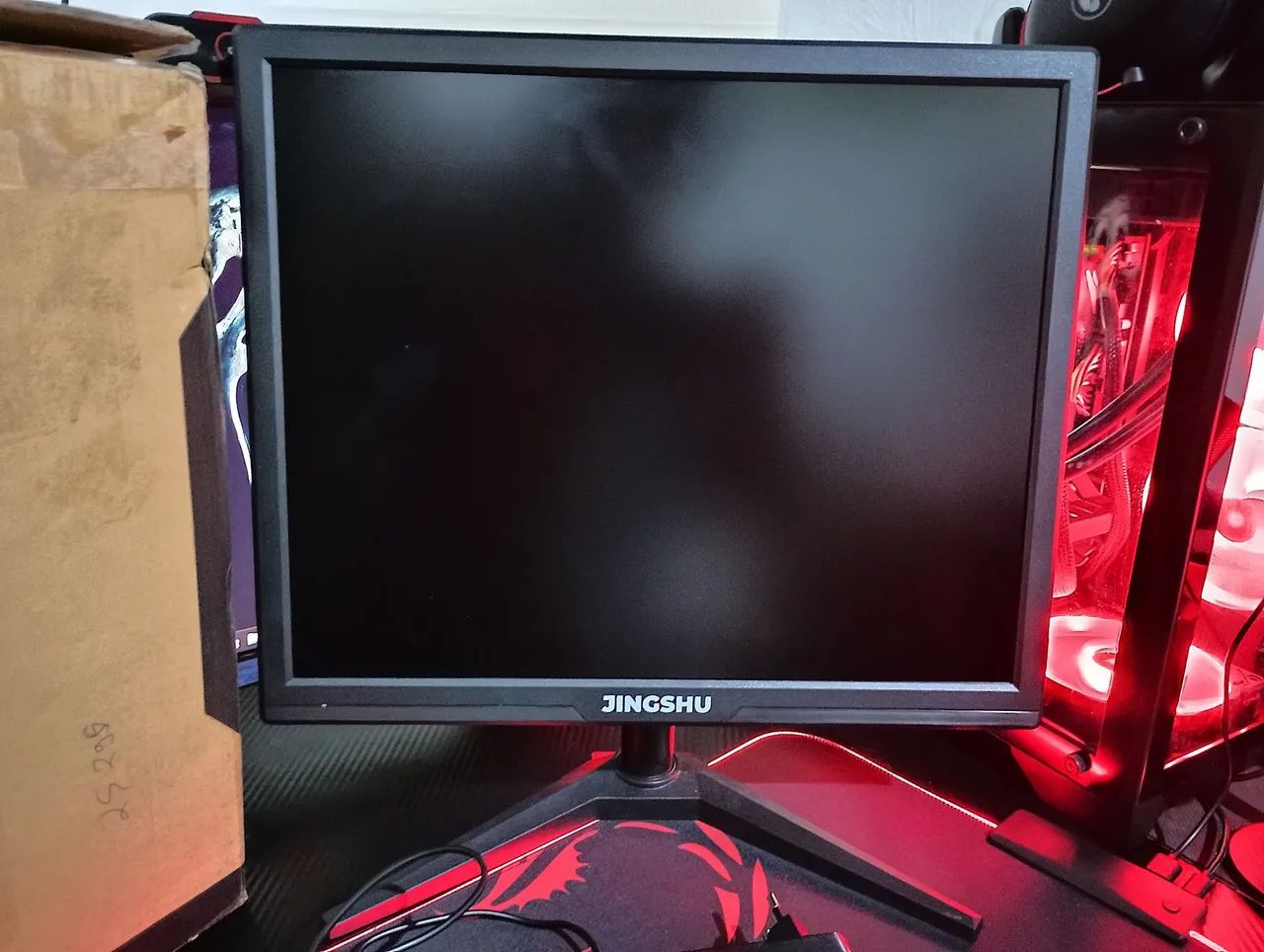 Monitor jingshu 17 pol 75 hz HDMI e VGA  - Foto 2