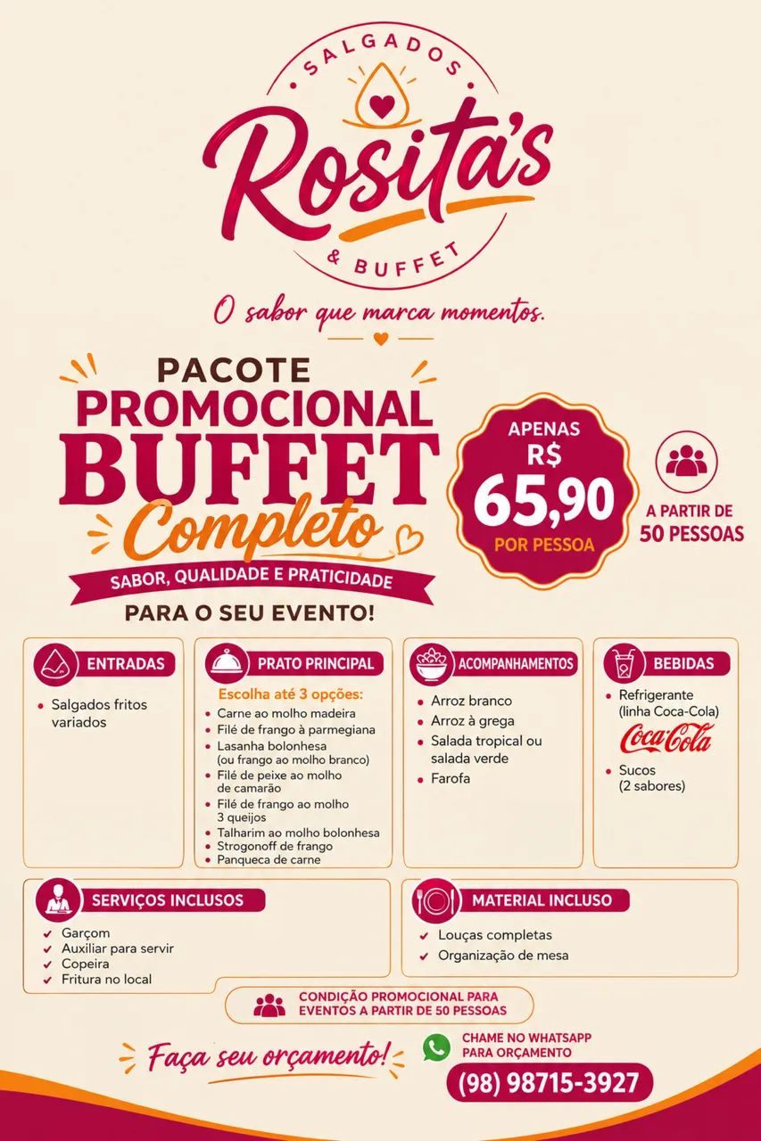 BUFFET PARA EVENTOS 