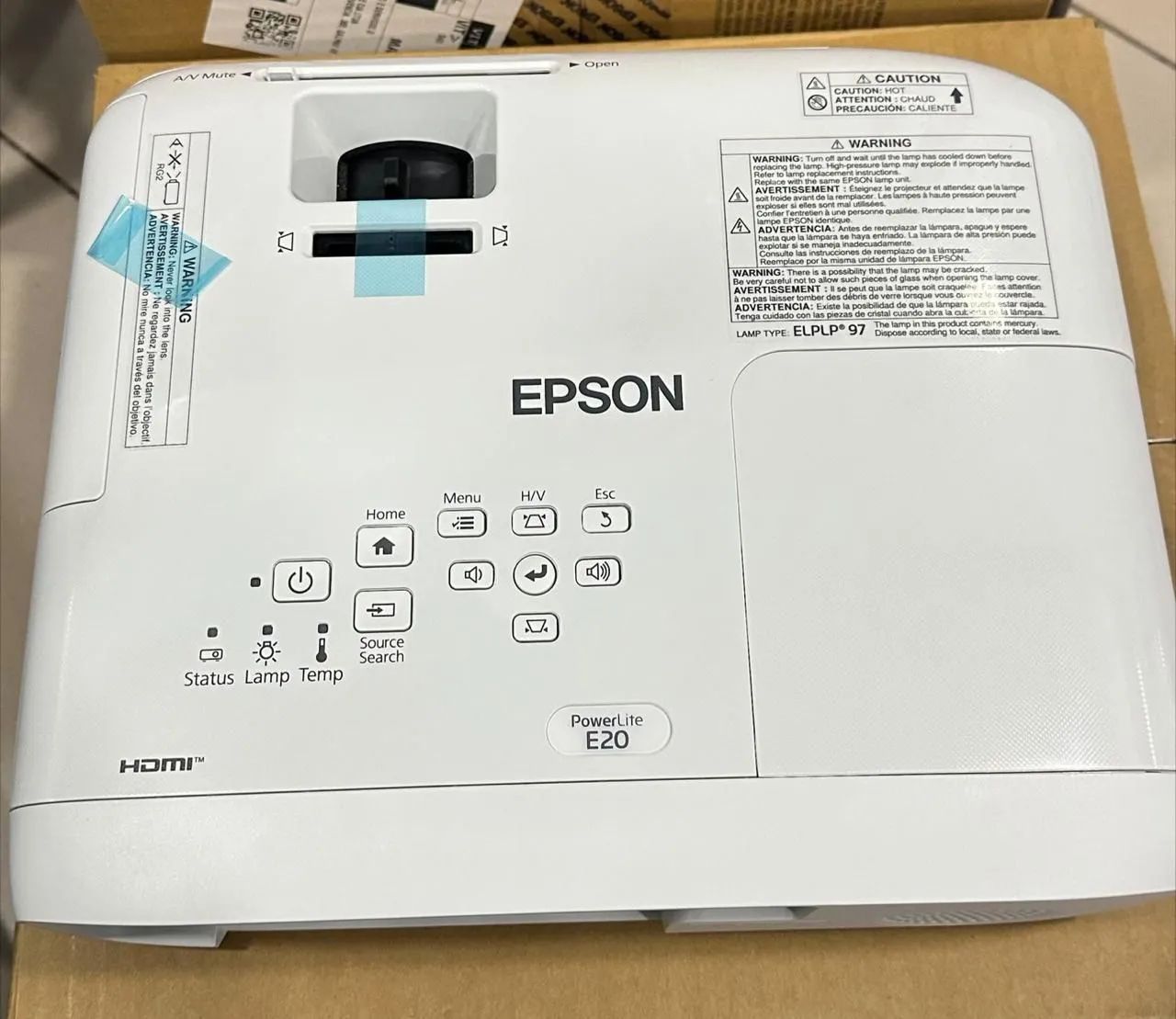 3 Projetores Epson Power Lite E20 - Foto 5